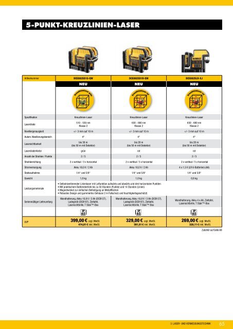 Dewalt Gesamtkatalog