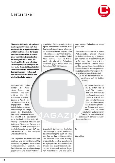 Demo-Version vom zukünftigen ePaper