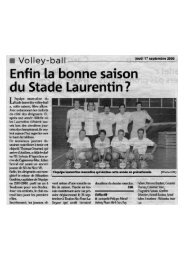 Revue de presse du VBSL - Nice Matin 2009-2010