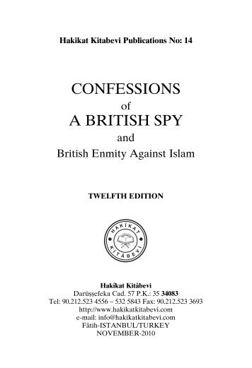Confessions Of A British Spy