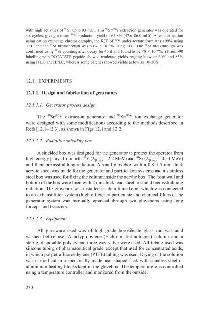 Yttrium-90 and Rhenium-188 Radiopharmaceuticals for Radionuclide Therapy