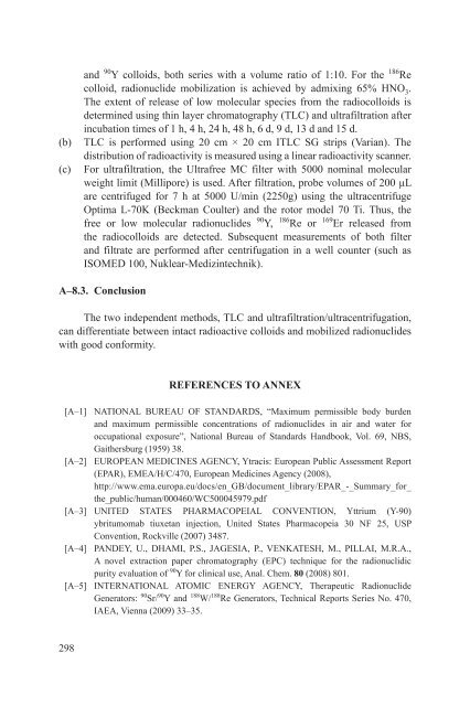 Yttrium-90 and Rhenium-188 Radiopharmaceuticals for Radionuclide Therapy