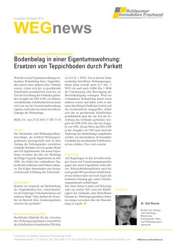 WEGnews Oktober 2015