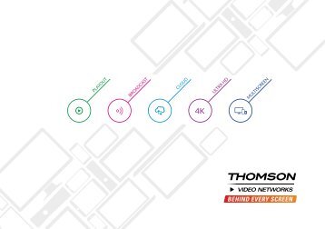 Thomson Video Networks Product and Solutions Catalog