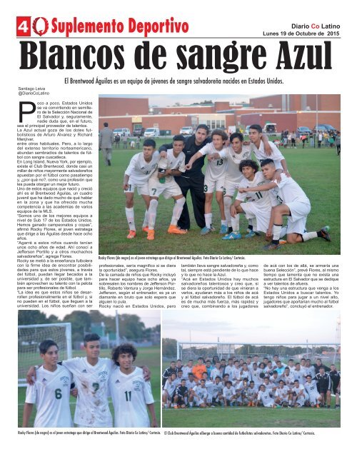 Suplemento Deportivo 19 de Octubre de 2015