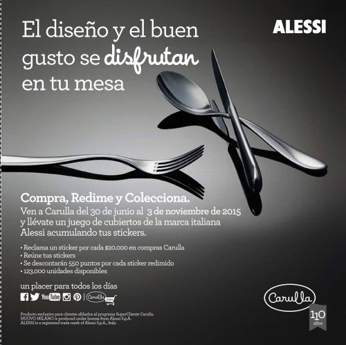 Alessi hasta el 3 de noviembre