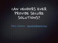 PROVIDE SECURE SOLUTIONS?