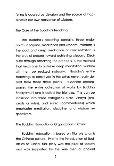 Buddhism as an Education & To Understand Buddhism