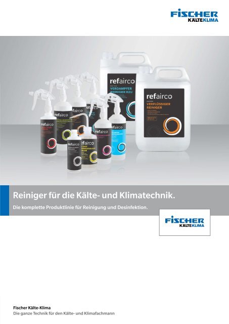 Refairco Reiniger Broschüre