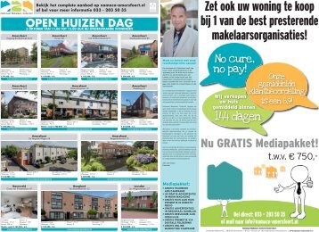 Nationaal Makelaars Collectief Amersfoort, spread in Amersfoort Nu week 40