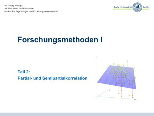 2. Partial- und Semipartialkorrelation