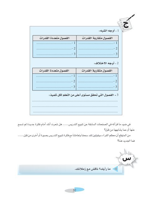  التدريس في الفصل