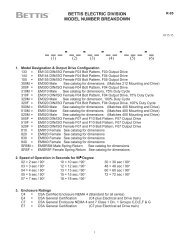 BETTIS TorqPlus - Model Number Nomenclature - Emerson ...