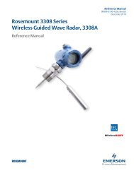 Rosemount 3308 Series Wireless Guided Wave Radar 3308A