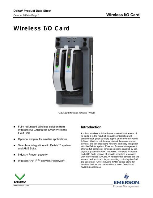 Wireless I/O Card