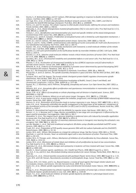 Chromosome segregation errors: a double-edged sword - TI Pharma