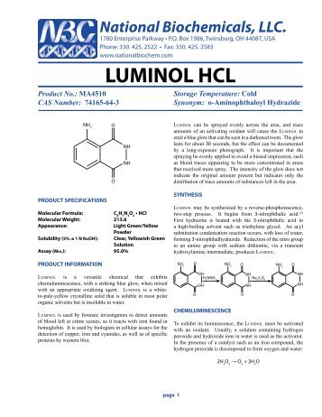 LUMINOL HCL