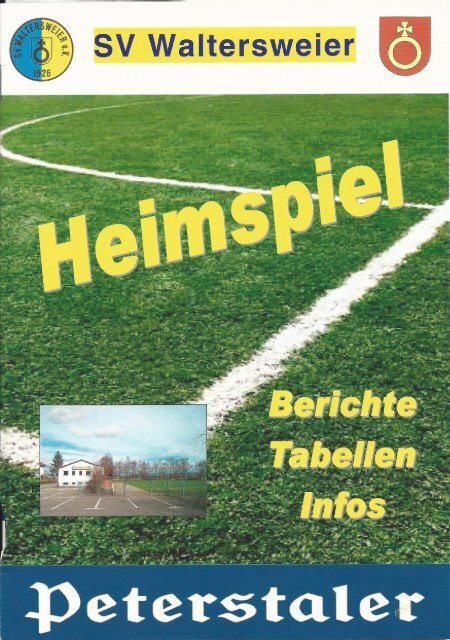 Heimspiel: SV Waltersweier e.V. 8. Spieltag 2015