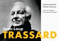 Trassard en compagnie des vaches. Expérience sacrée et enjeu de la non-dualité