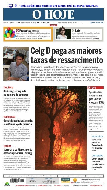 Celg D paga as maiores taxas de ressarcimento