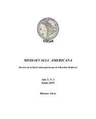 Mediaevalia Americana - Año 2 Nº1 (junio 2015)