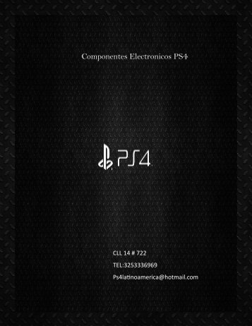 componentes del ps4