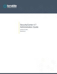 SecurityCenter 4.7 Administration Guide