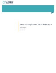 Nessus Compliance Checks Reference