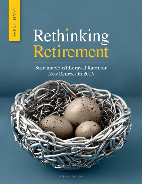 Sustainable Withdrawal Rates for New Retirees in 2015