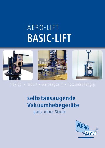 Selbstansaugender Vakuumheber - BASIC-LIFT