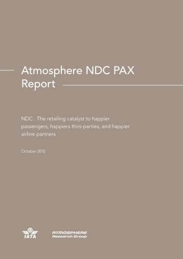 Atmosphere NDC PAX Report