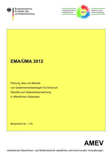 AMEV EMA/ÃœMA 2012 - Arbeitskreis Maschinen