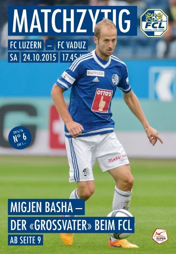 FC LUZERN Matchzytig N°6 15/16 (RSL 13) 