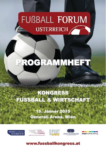 Programmheft 6. Fußball Forum Österreich