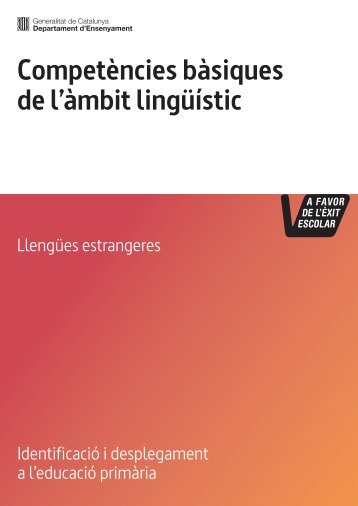 Competències bàsiques de l’àmbit lingüístic