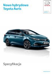 Cennik Aurisa Touring Sports 2014 (pdf) - Toyota