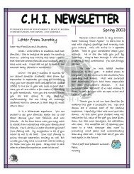 newsletter-dorothy-whitefield-spring-2003