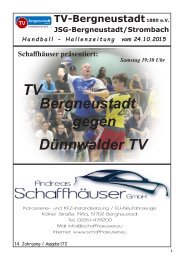 TVB-Hallenzeitung Ausgabe172