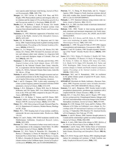 Weather and Climate Extremes in a Changing Climate. Regions of ...