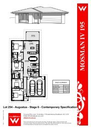 Lot 254 - Mosman IV 195 - Sales Plan