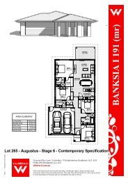 Lot 265 - Banksia I 191 (mr) - Sales Plan