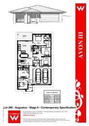 Lot 266 - Avon III - Sales Plan