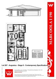 Lot 267 - Marcoola I 190 - Sales Plan