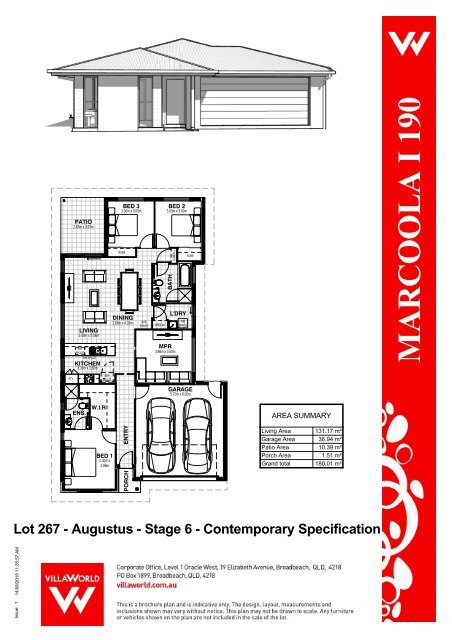 Lot 267 - Marcoola I 190 - Sales Plan