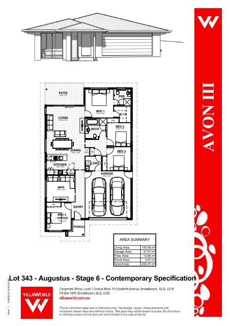 Lot 343 - Avon III - Sales Plan