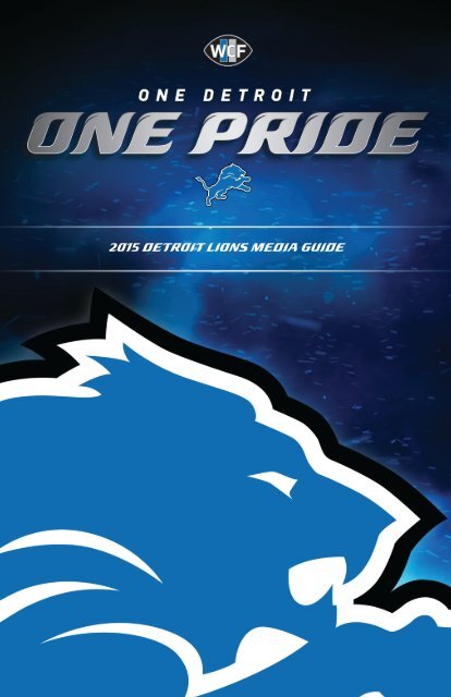 2015 DETROIT LIONS MEDIA GUIDE