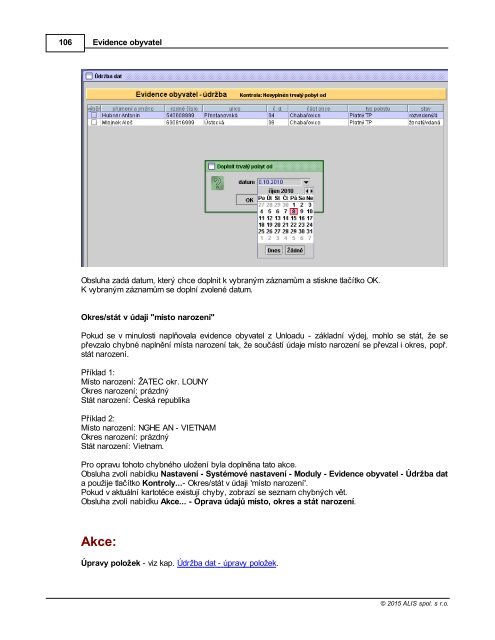 Evidence obyvatel