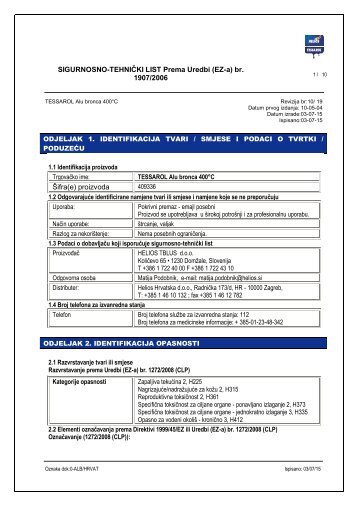 TESSAROL alu bronca 400Â°C - Helios