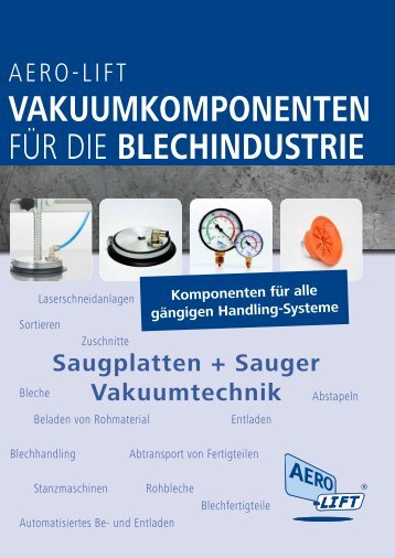 Vakuumkomponenten für die Blechindustrie