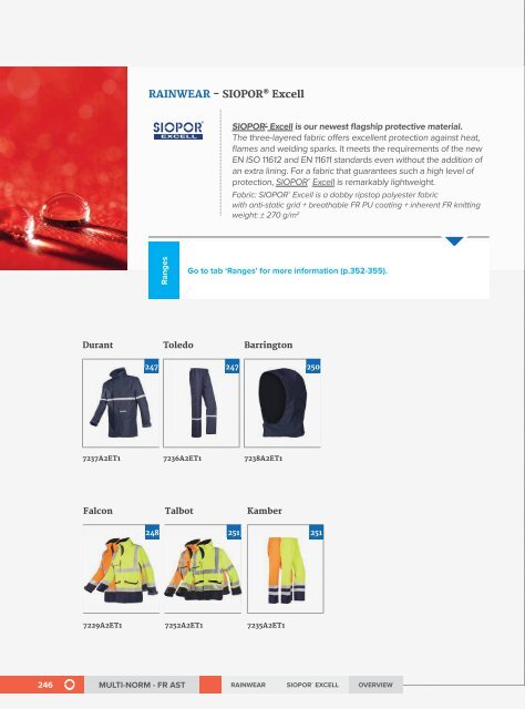 Sioen Professional Protective Clothing - 2016